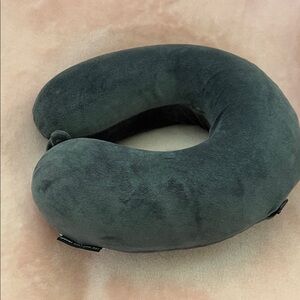 Sharper Image Dark Gray Neck Pillow